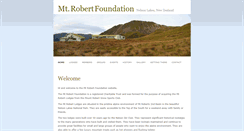 Desktop Screenshot of mtrobert.org.nz